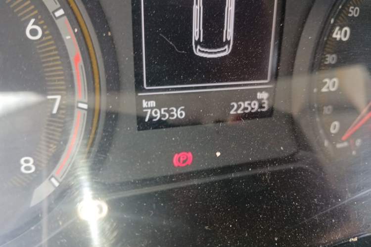 Used Volkswagen Tharu 2021 280TSI Two-Wheel Drive Trend Edition Odometer Close Up