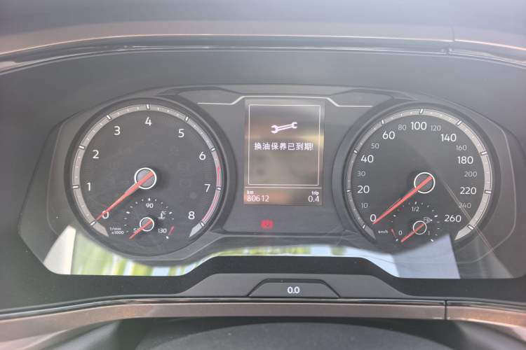Used Volkswagen Tharu 2021 280TSI Two-Wheel Drive Comfort Edition Odometer Close Up