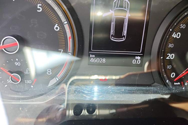 Used Volkswagen Tharu 2021 280TSI Two-Wheel Drive Comfort Edition Odometer Close Up