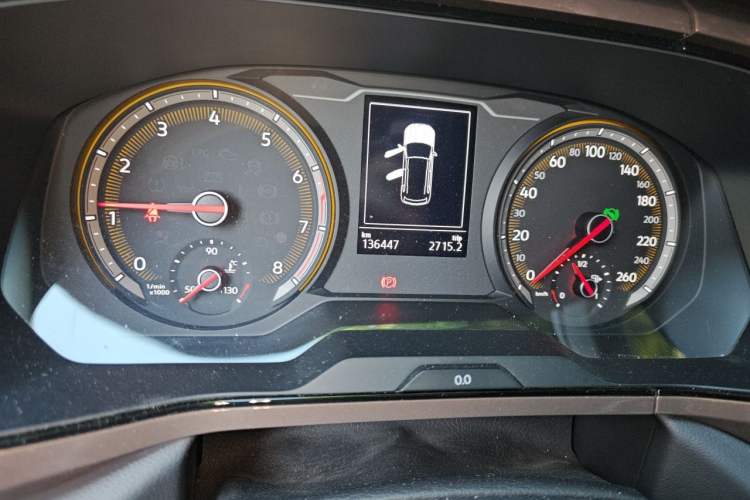 Used Volkswagen Tharu 2021 280TSI Two-Wheel Drive Comfort Edition Odometer Close Up