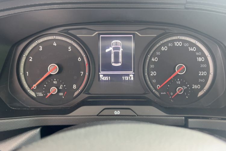 Used Volkswagen Tharu 2021 280TSI Two-Wheel Drive Trend Edition Odometer Close Up