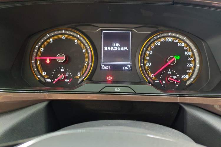 Used Volkswagen Tharu 2021 280TSI Two-Wheel Drive Comfort Edition Odometer Close Up