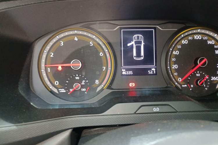 Used Volkswagen Tharu 2021 280TSI Two-Wheel Drive Trend Edition Odometer Close Up