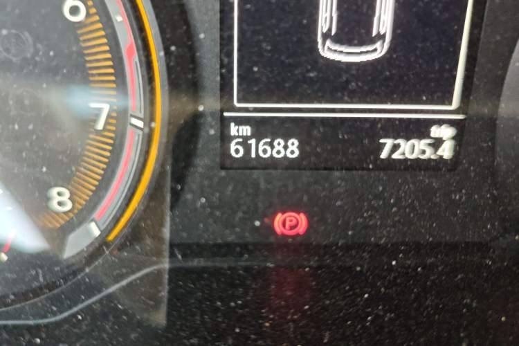 Used Volkswagen Tharu 2021 280TSI Two-Wheel Drive Comfort Edition Odometer Close Up