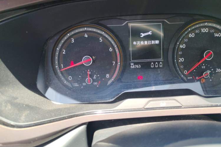 Used Volkswagen Tharu 2021 280TSI Two-Wheel-Drive Luxury Edition Odometer Close Up