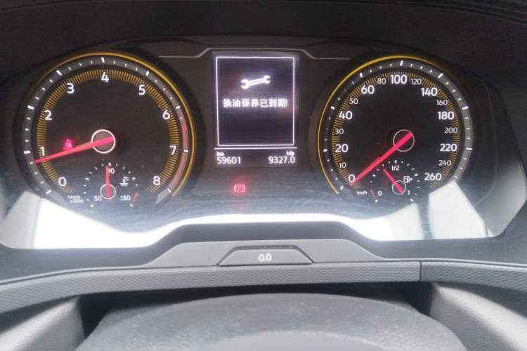 Used Volkswagen Tharu 2021 280TSI Two-Wheel Drive Trend Edition Odometer Close Up