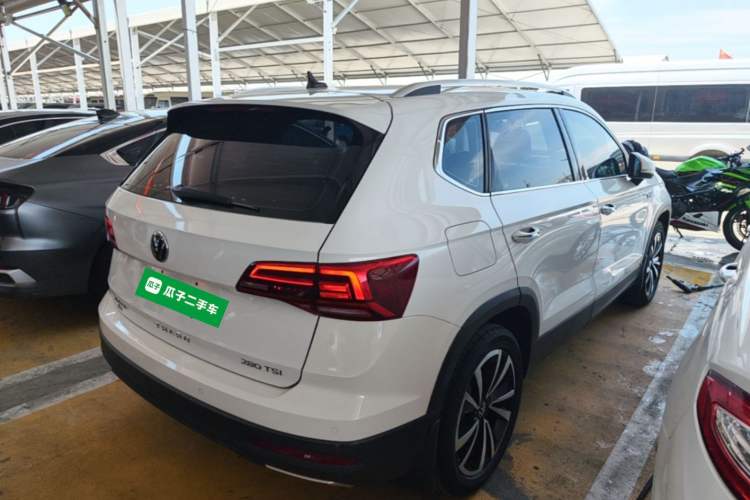 Used Volkswagen Tharu 2021 280TSI Two-Wheel-Drive Luxury Plus Edition Rear Right 45 Deg