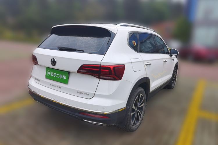 Used Volkswagen Tharu 2021 280TSI Two-Wheel-Drive Luxury Edition Rear Right 45 Deg