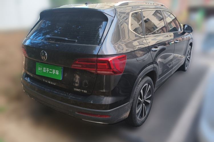 Used Volkswagen Tharu 2022 280TSI Two-Wheel-Drive Luxury Edition Rear Right 45 Deg