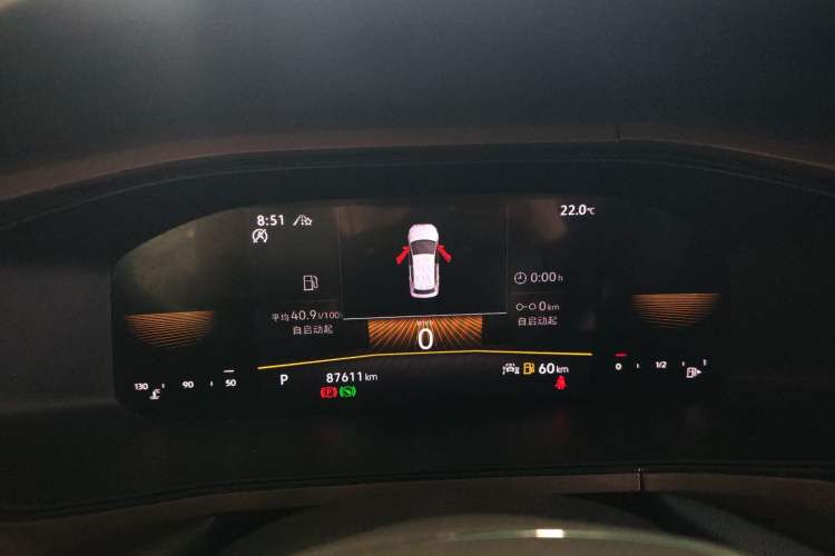 Used Volkswagen Tharu 2022 280TSI Two-Wheel-Drive Luxury Edition Instrument Cluster