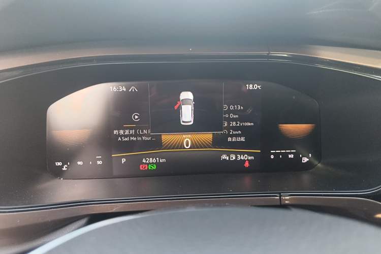 Used Volkswagen Tharu 2022 280TSI Two-Wheel-Drive Luxury Edition Instrument Cluster