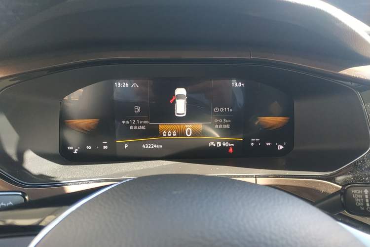 Used Volkswagen Tharu 2022 280TSI Two-Wheel-Drive Luxury Edition Instrument Cluster