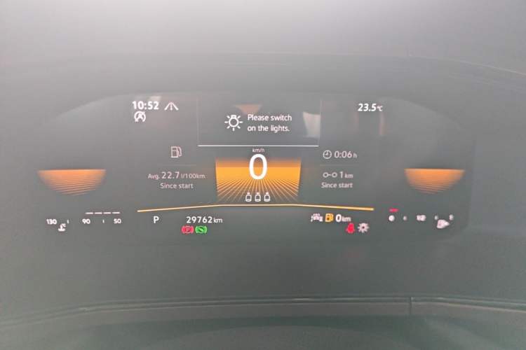 Used Volkswagen Tharu 2022 280TSI Two-Wheel-Drive Luxury Edition Instrument Cluster