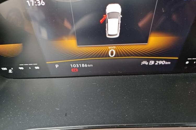 Used Volkswagen Tharu 2022 280TSI Two-Wheel Drive Comfort Edition Odometer Close Up