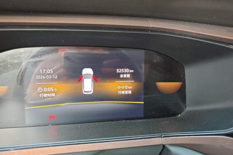 Used Volkswagen Tharu 2022 280TSI Two-Wheel Drive Comfort Edition Odometer Close Up
