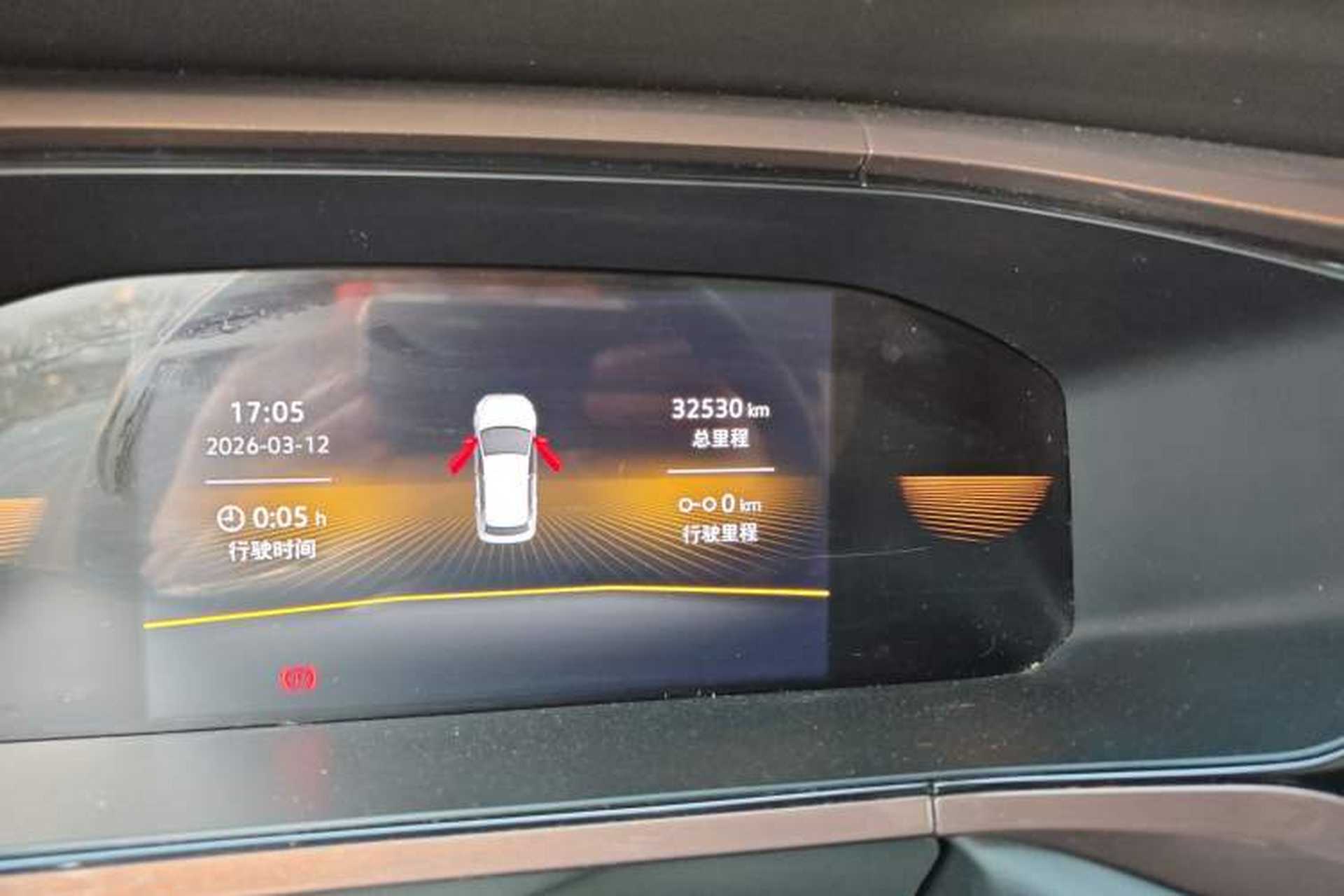 Used Volkswagen Tharu 2022 280TSI Two-Wheel Drive Comfort Edition Odometer Close Up