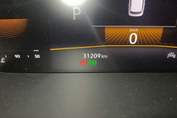Used Volkswagen Tharu 2022 280TSI Two-Wheel Drive Comfort Edition Odometer Close Up
