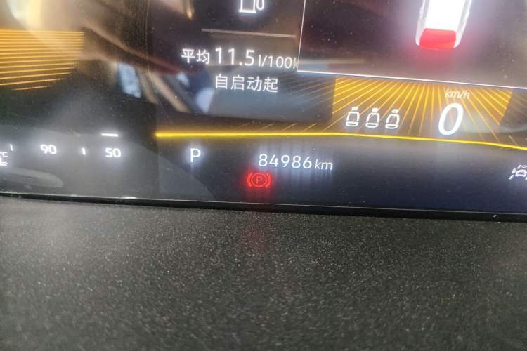 Used Volkswagen Tharu 2022 280TSI Two-Wheel-Drive Luxury Edition Odometer Close Up