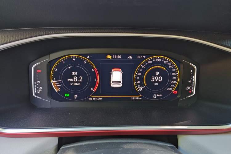 Used Volkswagen Tharu 2023 330TSI Four-Wheel Drive Moon Luxury Edition Instrument Cluster