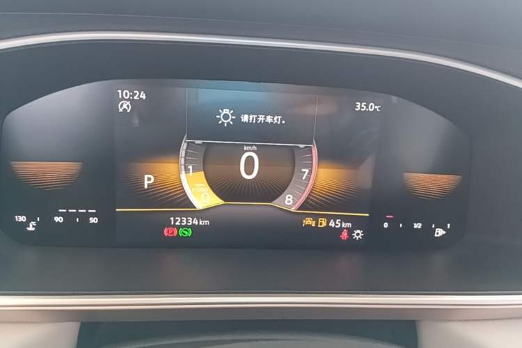 Used Volkswagen Tharu 2023 300TSI Two-Wheel-Drive Moonlight Edition Instrument Cluster