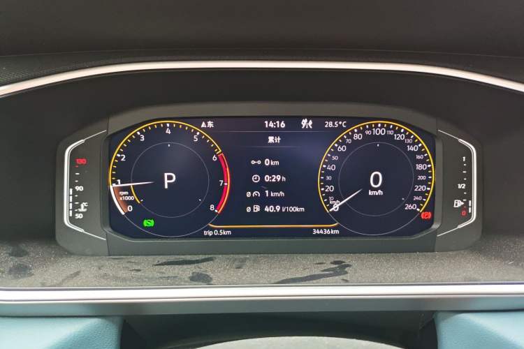 Used Volkswagen Tharu 2023 300TSI Two-Wheel-Drive Full Moon Edition Instrument Cluster