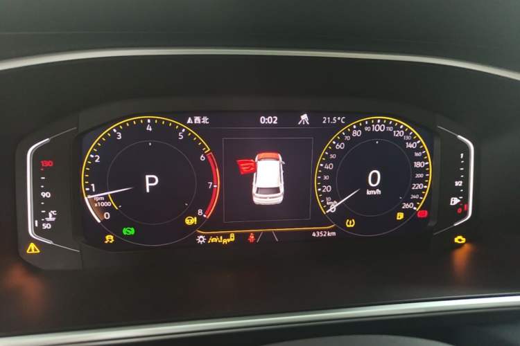 Used Volkswagen Tharu 2023 300TSI Two-Wheel-Drive Moon Luxury Edition Instrument Cluster