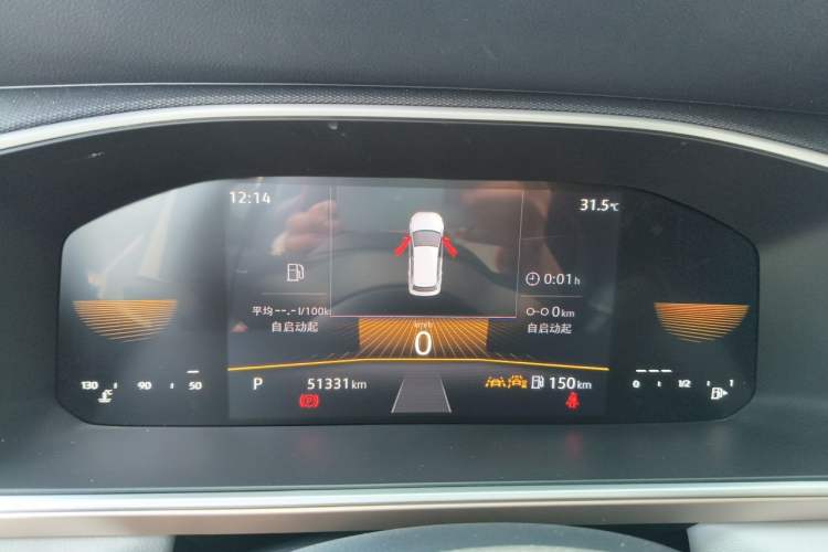 Used Volkswagen Tharu 2023 300TSI Two-Wheel-Drive Moonlight Edition Instrument Cluster