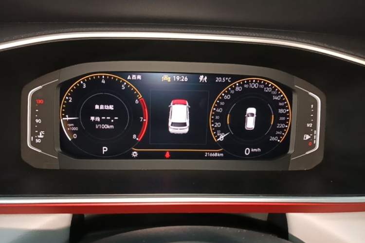 Used Volkswagen Tharu 2023 300TSI Two-Wheel-Drive Moon Luxury Edition Instrument Cluster