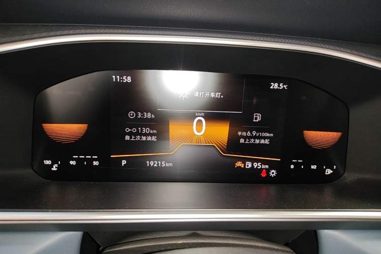 Used Volkswagen Tharu 2024 300TSI Two-Wheel-Drive Moonlight Edition Instrument Cluster