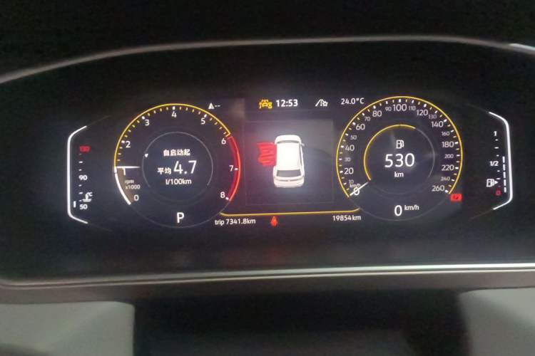 Used Volkswagen Tharu 2024 300TSI Two-Wheel-Drive Full Moon Edition Instrument Cluster