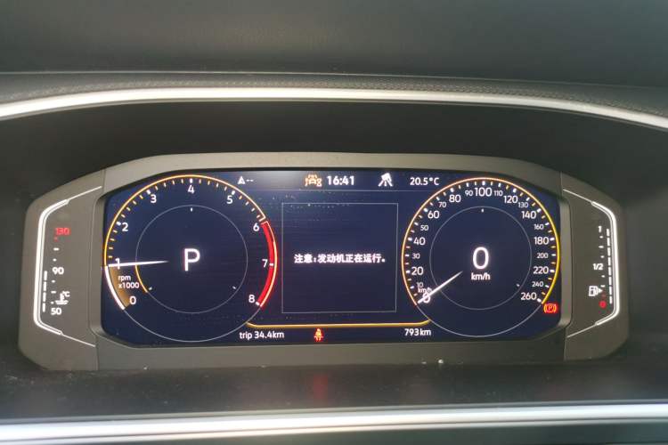 Used Volkswagen Tharu 2024 300TSI Two-Wheel-Drive Moon Luxury Edition Instrument Cluster