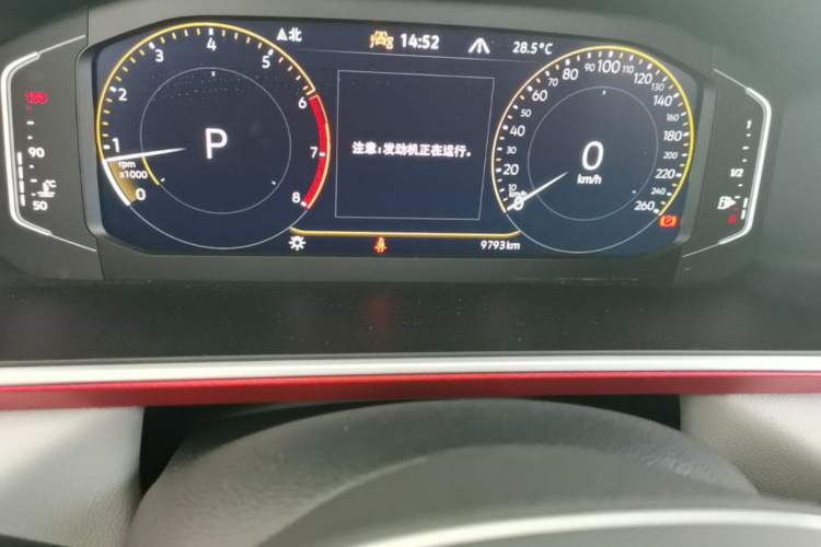 Used Volkswagen Tharu 2024 300TSI Two-Wheel-Drive Moon Luxury Edition Odometer Close Up