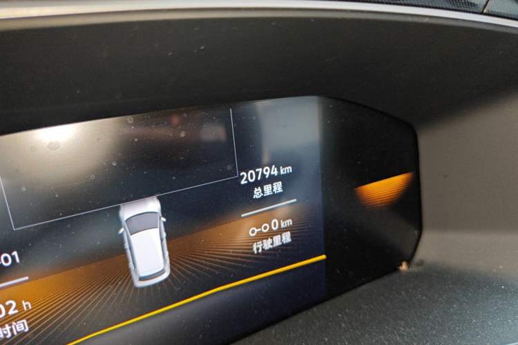 Used Volkswagen Tharu 2025 New Sharp 1.5L Ambitious Edition Odometer Close Up