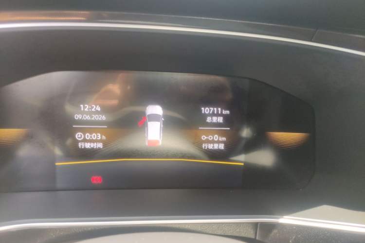 Used Volkswagen Tharu 2025 New Sharp 1.5L Ambitious Edition Odometer Close Up