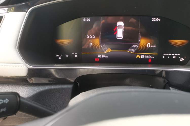 Used Volkswagen Tharu 2025 New Sharp 300TSI Ambitious Edition Odometer Close Up