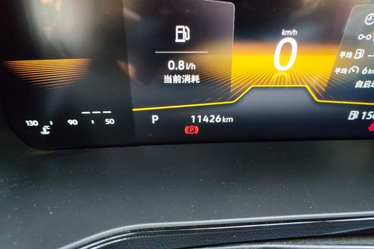 Used Volkswagen Tharu 2025 New Sharp 1.5L Sharp Edition Odometer Close Up