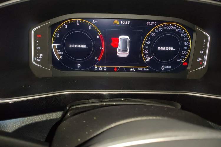 Used Volkswagen Tharu 2025 NewRui 300TSI Prestige Edition Odometer Close Up