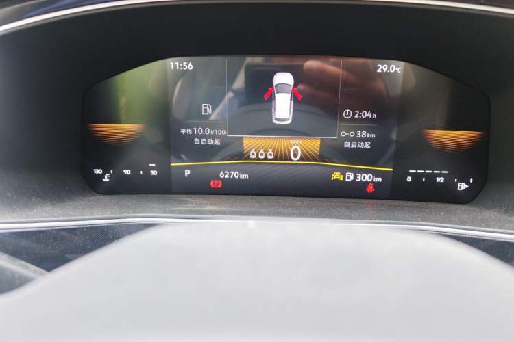 Used Volkswagen Tharu 2025 New Sharp 1.5L Ambitious Edition Odometer Close Up