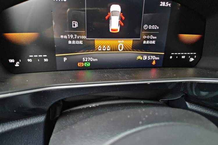 Used Volkswagen Tharu 2026 Model Xinrui 1.5L Ruiyi Edition Odometer Close Up