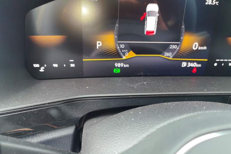 Used Volkswagen Tharu 2026 Model Xinrui 1.5L Rujin Edition Odometer Close Up