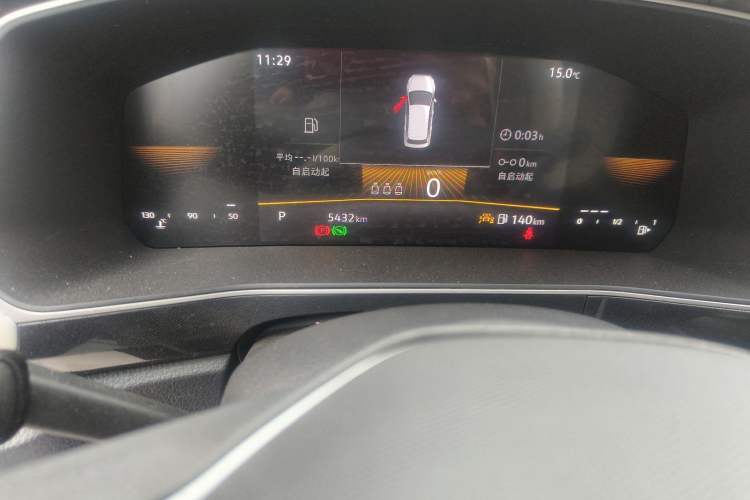Used Volkswagen Tharu 2026 Model Xinrui 300TSI Ruiyi Edition Odometer Close Up