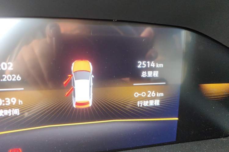 Used Volkswagen Tharu 2026 Model Xinrui 1.5L Ruiyi Edition Odometer Close Up