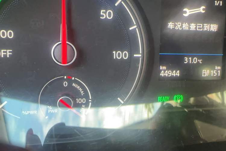Used Volkswagen Tharu New Energy 2021 Panoramic Deluxe Edition Odometer Close Up