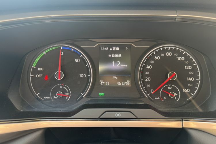 Used Volkswagen Tharu New Energy 2021 Panoramic Deluxe Edition Odometer Close Up