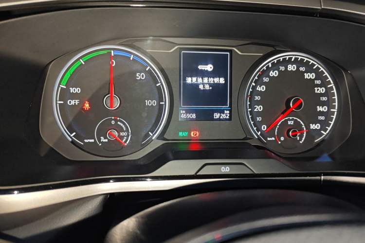 Used Volkswagen Tharu New Energy 2021 Panoramic Deluxe Edition Odometer Close Up