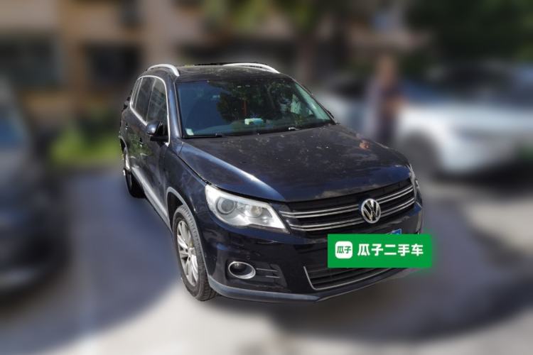 Used Volkswagen Tiguan 2010 2.0 TSI Automatic All-Wheel Drive Flagship Edition Front Right 45 Deg