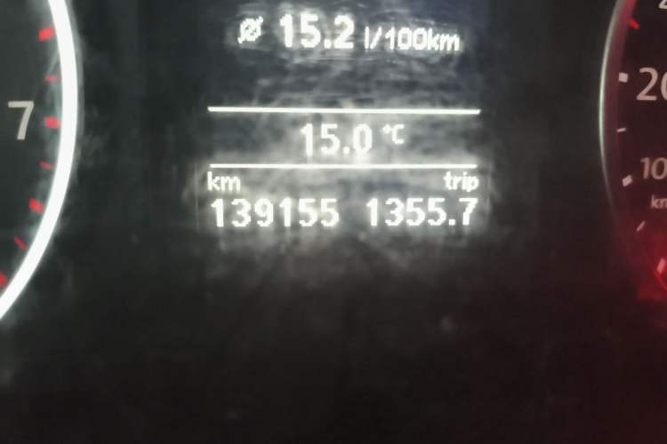 Used Volkswagen Tiguan 2010 1.8TSI Automatic All-Wheel-Drive Elite Edition Odometer Close Up
