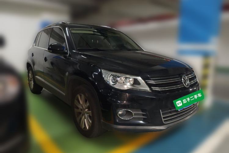 Used Volkswagen Tiguan 2012 2.0 TSI Automatic All-Wheel Drive Flagship Edition Front Right 45 Deg