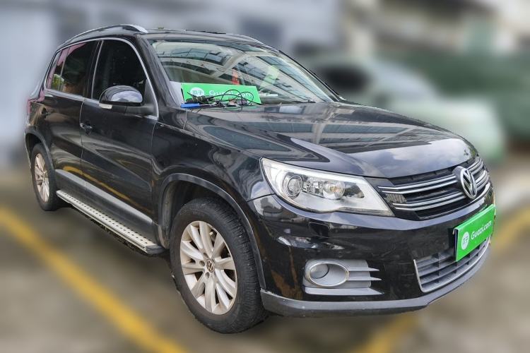 Used Volkswagen Tiguan 2012 2.0 TSI Automatic All-Wheel Drive Flagship Edition Front Right 45 Deg