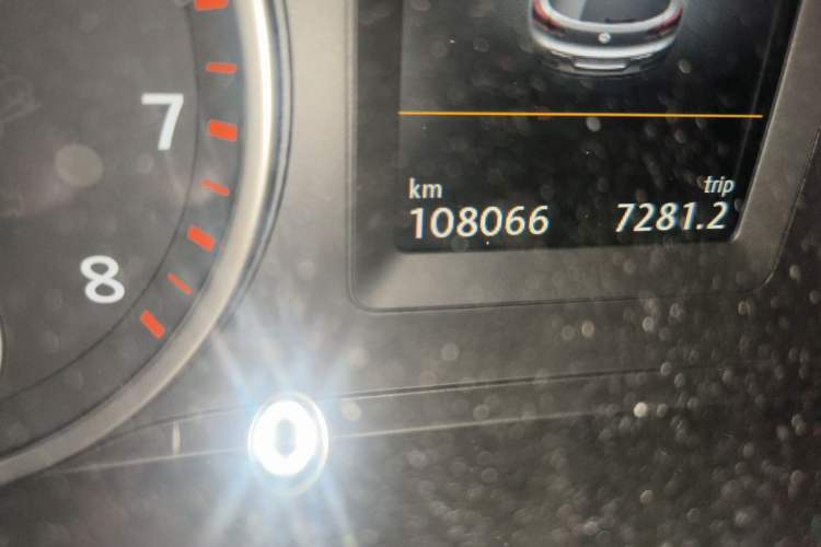 Used Volkswagen Tiguan 2012 2.0 TSI Comfort Edition Odometer Close Up